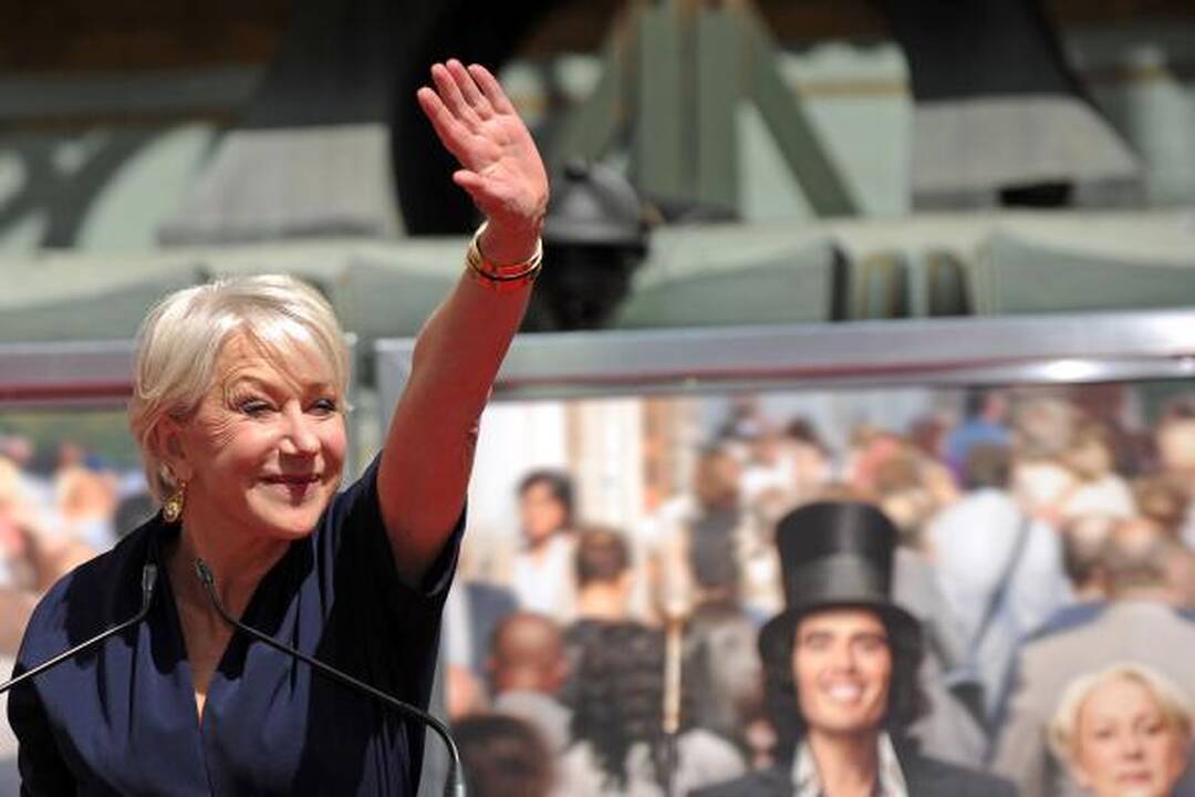 Aktorė H.Mirren pateko į Holivudo Šlovės alėją