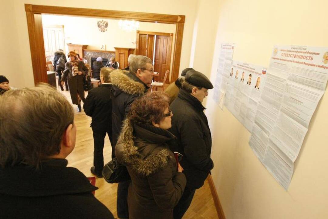 Rusijos piliečiai Klaipėdoje rinko prezidentą (atnaujinta 19:06 val.)