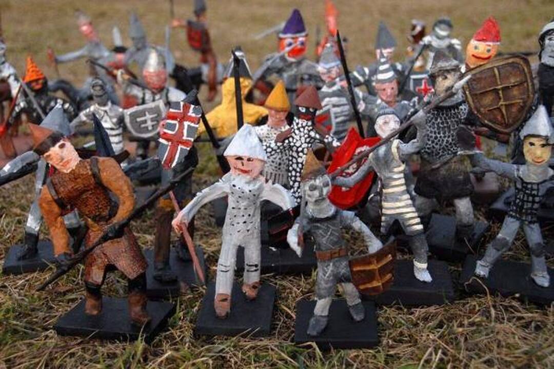 Nacionalinėje M. K. Čiurlionio menų mokykloje - paroda Žalgirio mūšiui