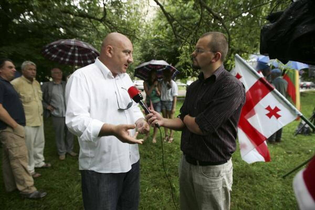 Vilniuje prisiminta Gruzijos ir Rusijos ginkluoto konflikto pradžia