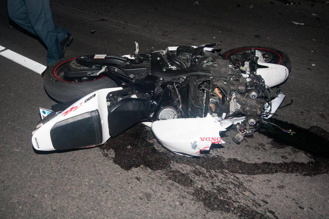 Vilniuje žuvo jaunas motociklininkas