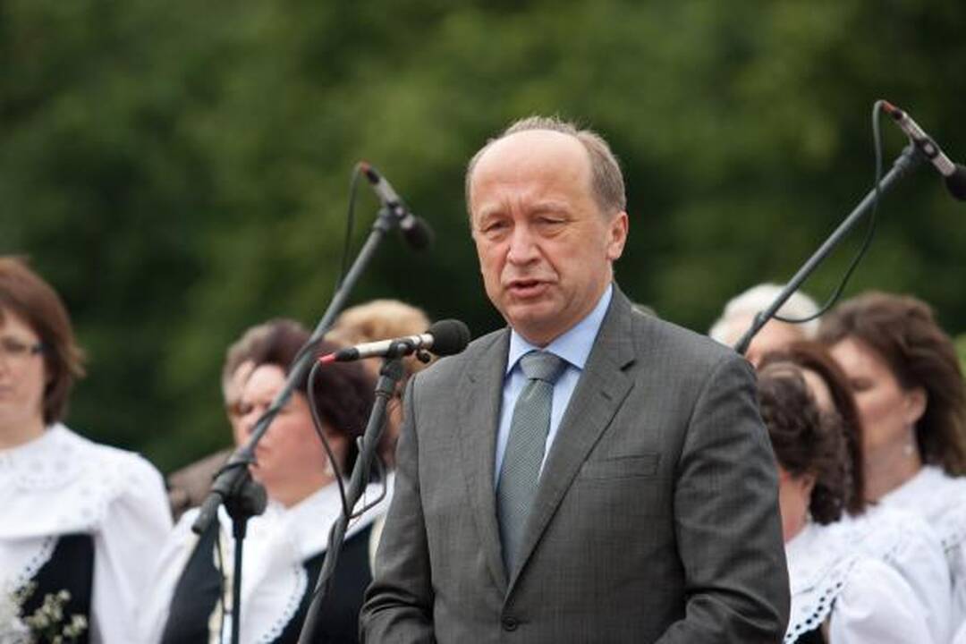 Lietuvos okupacijos 70-metis pažymėtas eitynėmis ir mitingu