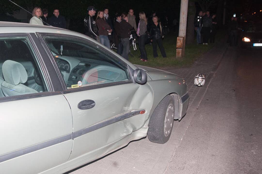 Vilniuje žuvo jaunas motociklininkas