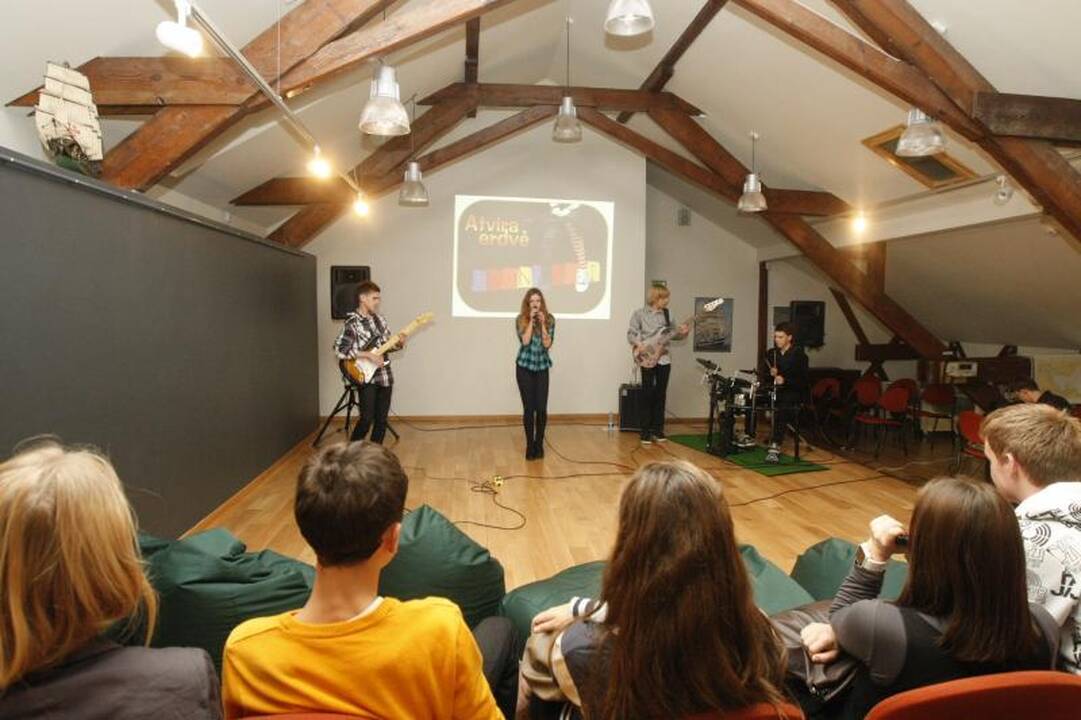 Bibliotekos palėpėje – vakaronė uostamiesčio jaunimui