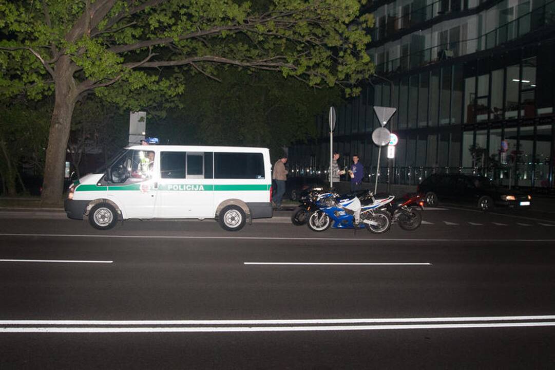 Vilniuje žuvo jaunas motociklininkas