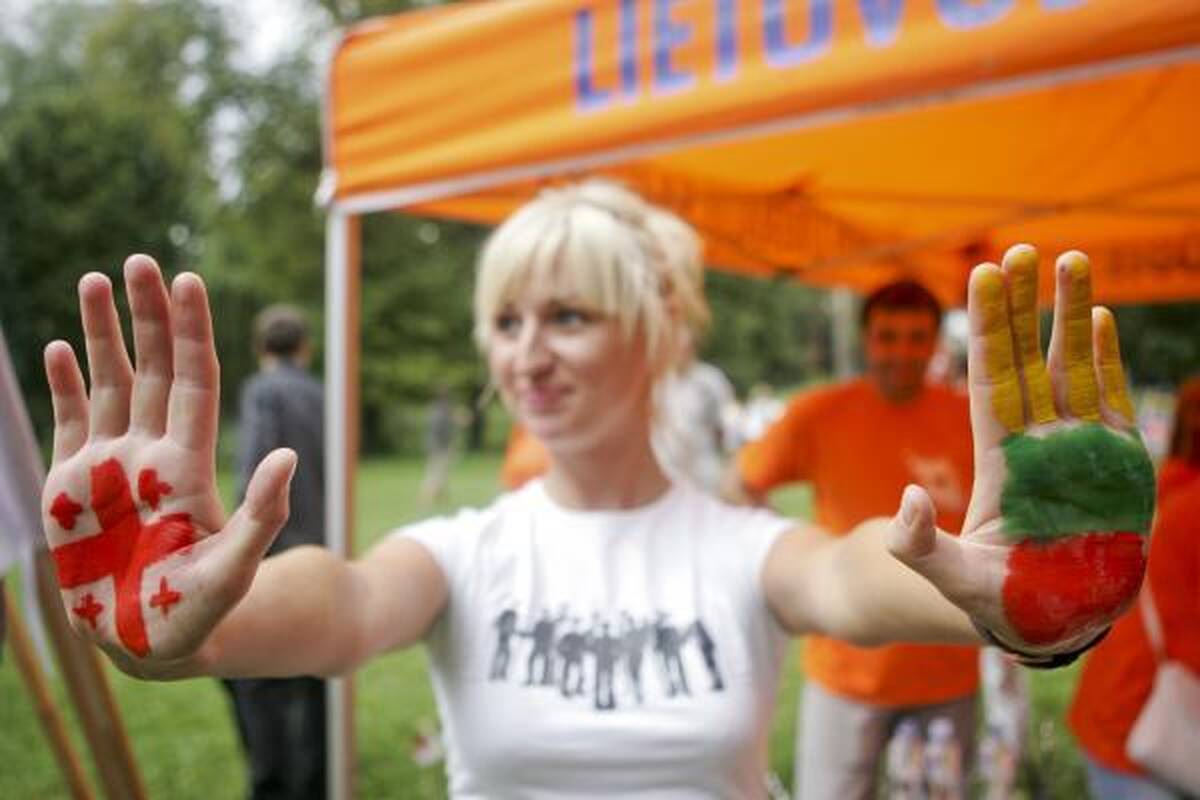 Vilniuje prisiminta Gruzijos ir Rusijos ginkluoto konflikto pradžia