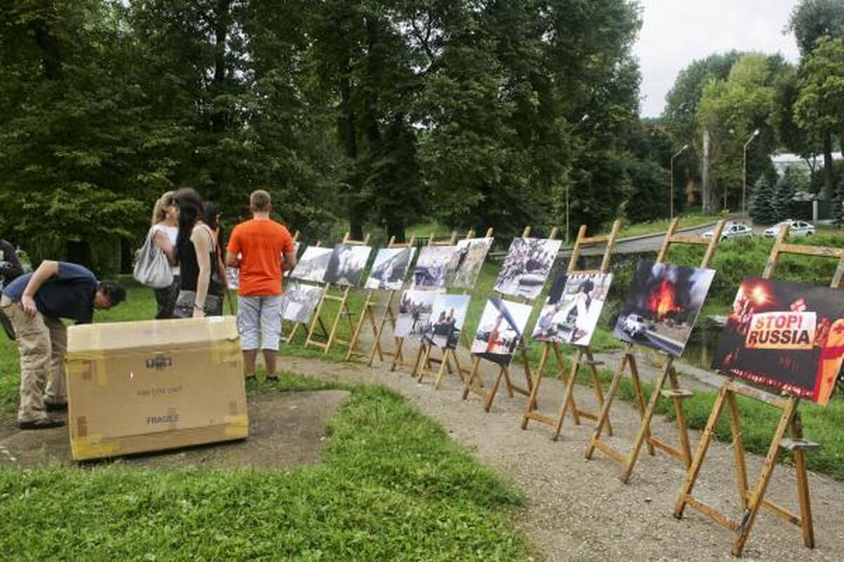 Vilniuje prisiminta Gruzijos ir Rusijos ginkluoto konflikto pradžia