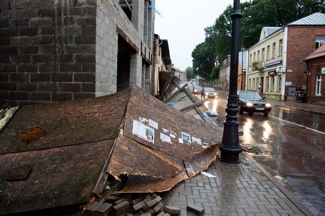 Audra gyventojų turtui atnešė 1,5 mln. litų žalos (atnaujinta)
