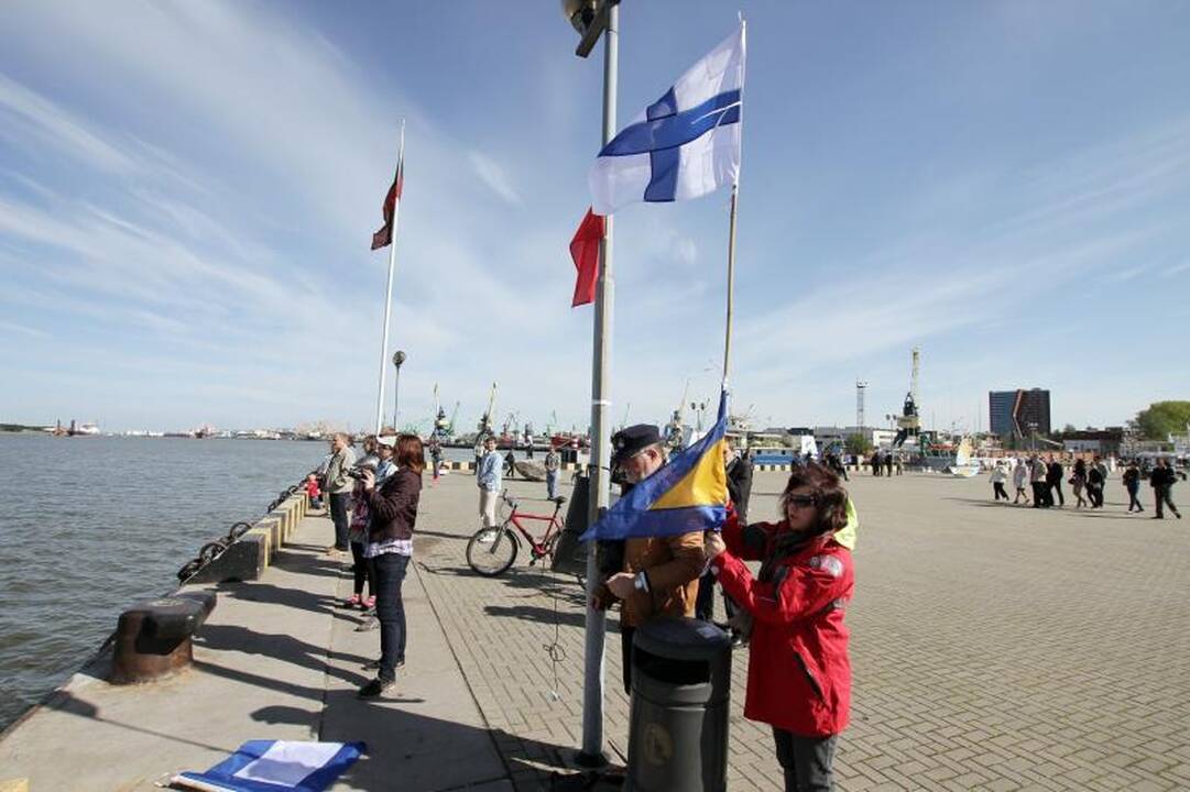 Trečiąjį Laivų paradą Klaipėdoje pradėjo regata 