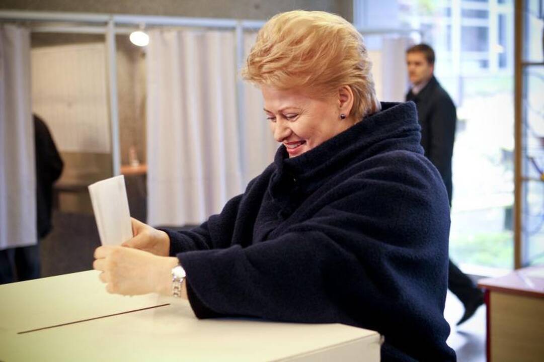 D. Grybauskaitė: tvirtai žinojau, už ką balsuoti