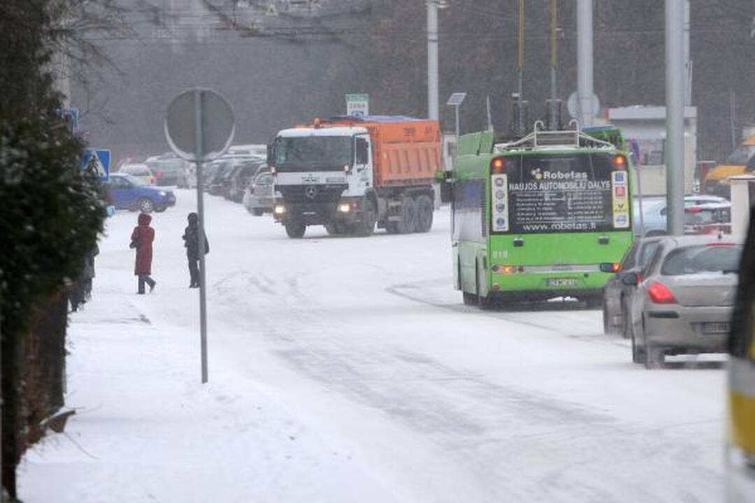 Sniego šturmas miestui kainuoja nepigiai (atnaujinta)