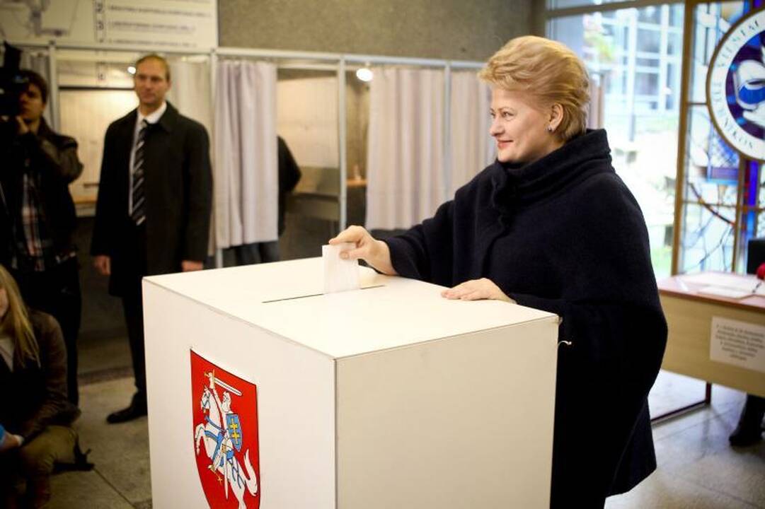 D. Grybauskaitė: tvirtai žinojau, už ką balsuoti