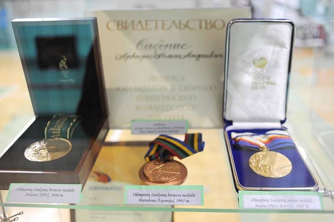A.Sabonio trofėjus gali pamatyti kiekvienas gerbėjas