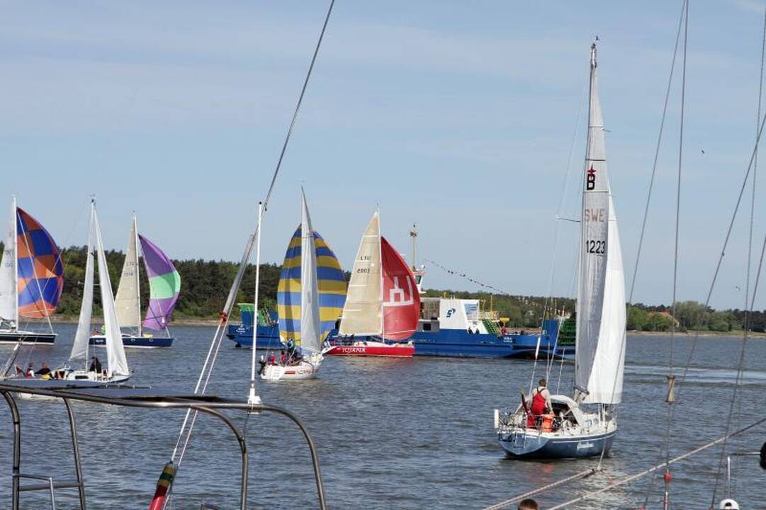 Trečiąjį Laivų paradą Klaipėdoje pradėjo regata 