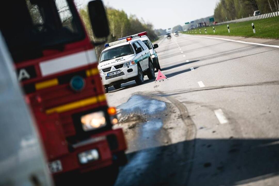 Kauno rajone per avariją žuvo vairuotojas iš Latvijos 