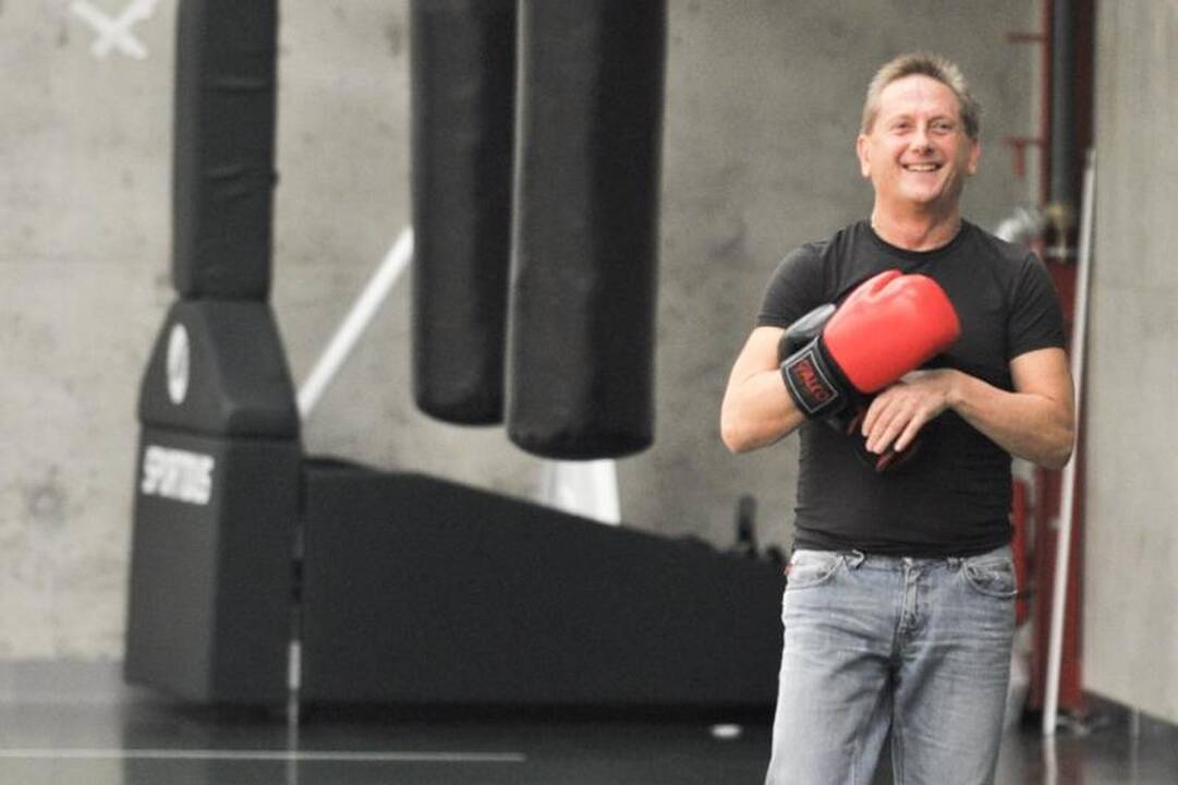 „Žalgirio“ savininkas surėmė bokso pirštines su žurnalistu