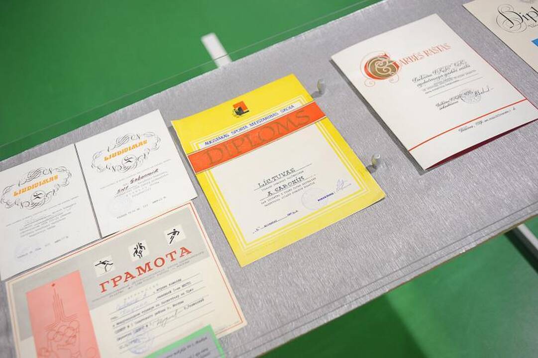 A.Sabonio trofėjus gali pamatyti kiekvienas gerbėjas
