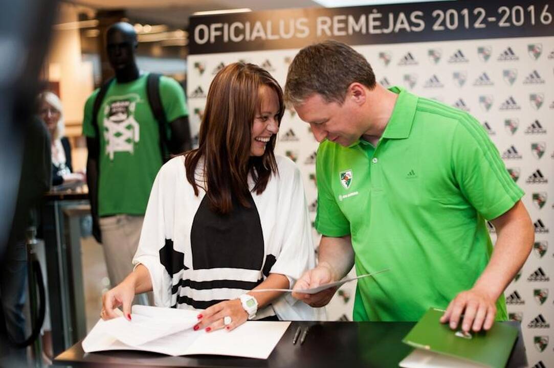 Naujame sezone žalgiriečiai vilkės „Adidas“ aprangą