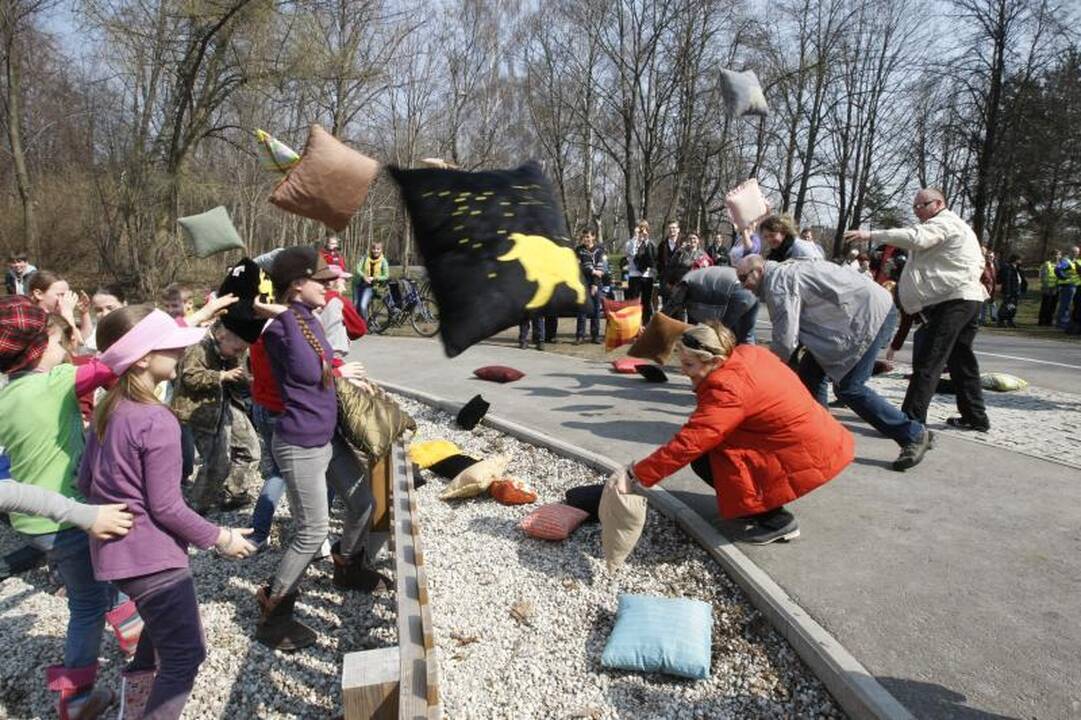 Akcijos „Darom 2012“ metu šiukšles kuopė ir iš Danės dugno