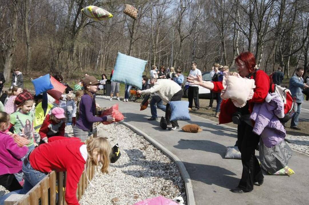 Akcijos „Darom 2012“ metu šiukšles kuopė ir iš Danės dugno