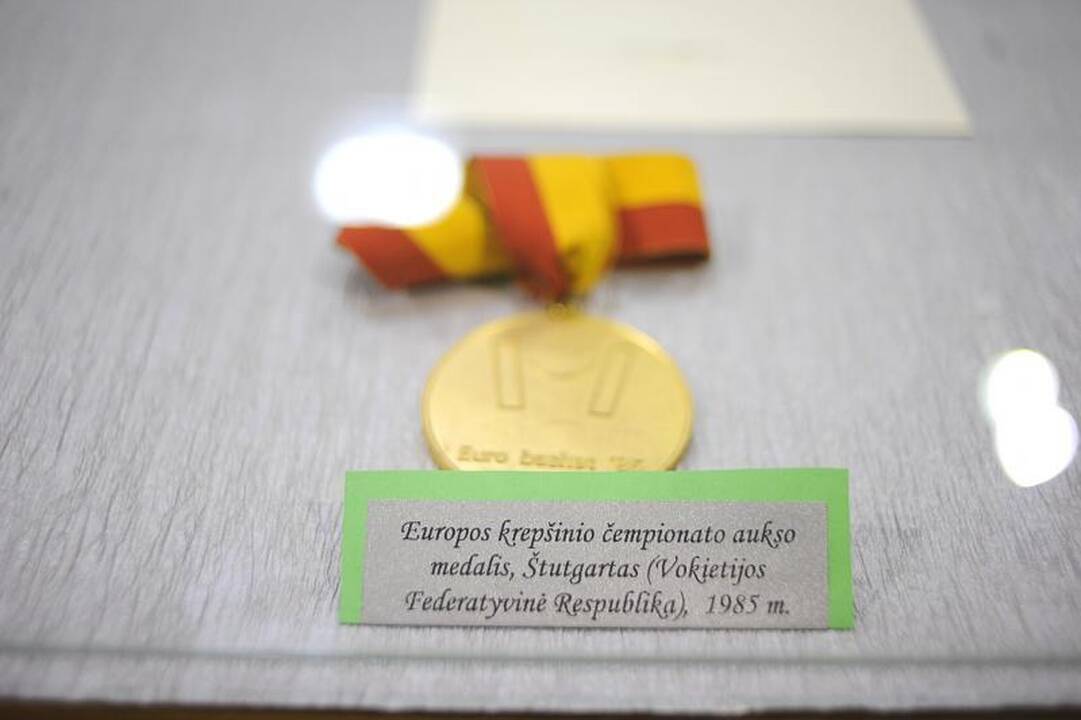 A.Sabonio trofėjus gali pamatyti kiekvienas gerbėjas