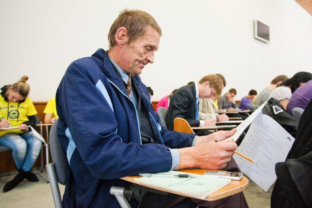 Konstitucijos egzamine Vilniuje aktyviausiai dalyvavo studentai