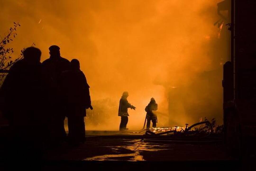 Klaipėdoje sudegė bažnyčia
