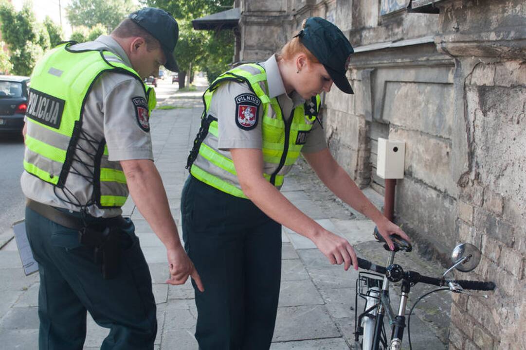 Vilniuje partrenktas mažametis dviratininkas