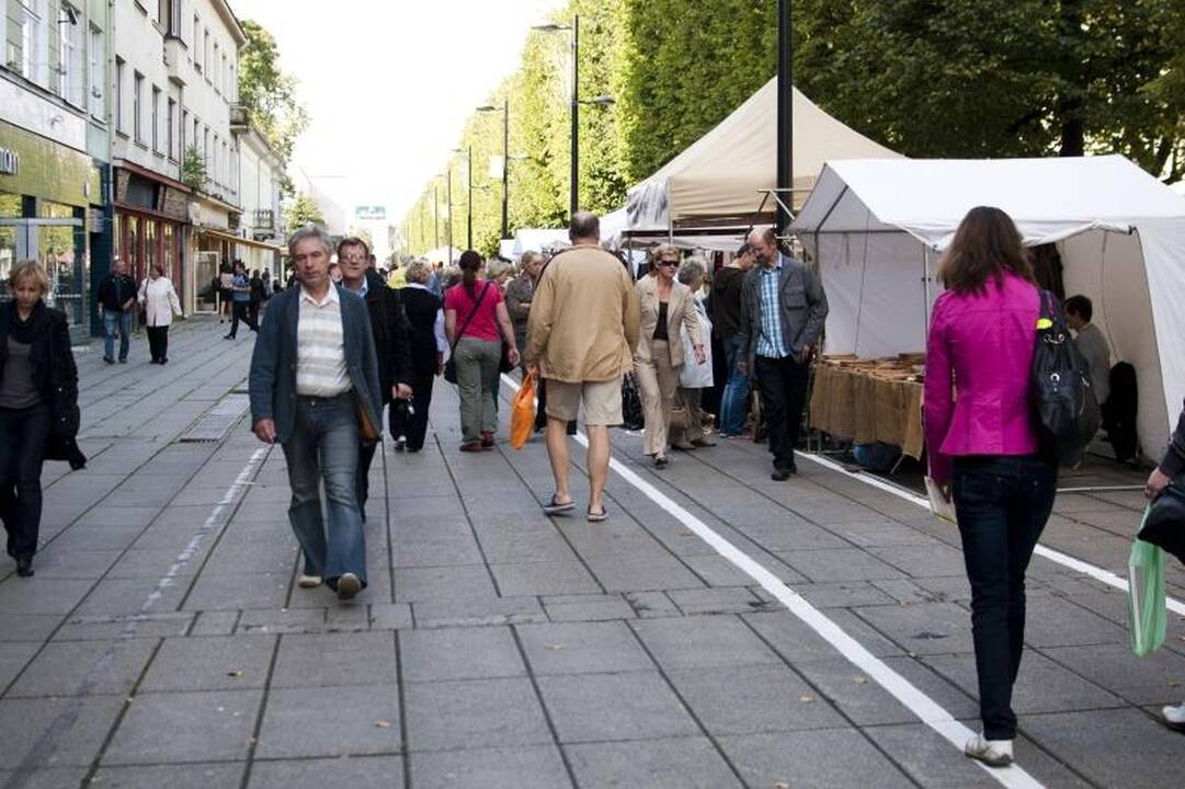 Laisvės alėjoje įsikūrė prekybininkai   