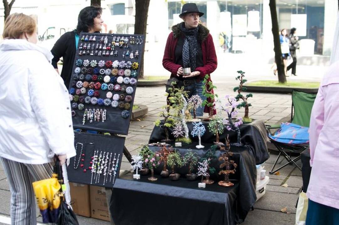 Laisvės alėjoje įsikūrė prekybininkai   