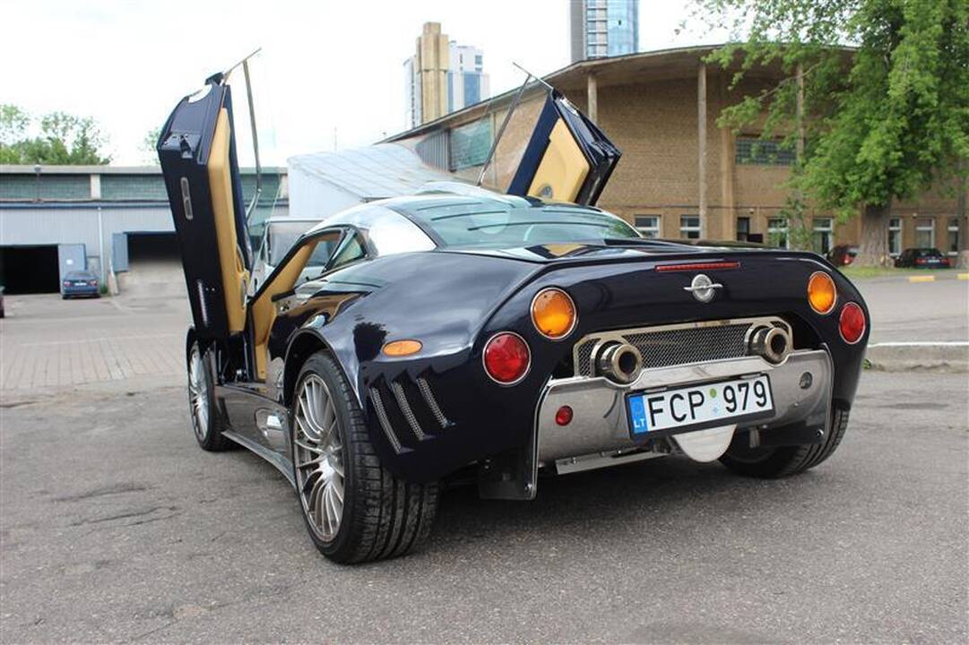 „Snoro“ sportiniai automobiliai „Spyker C8“ – jau varžytinėse