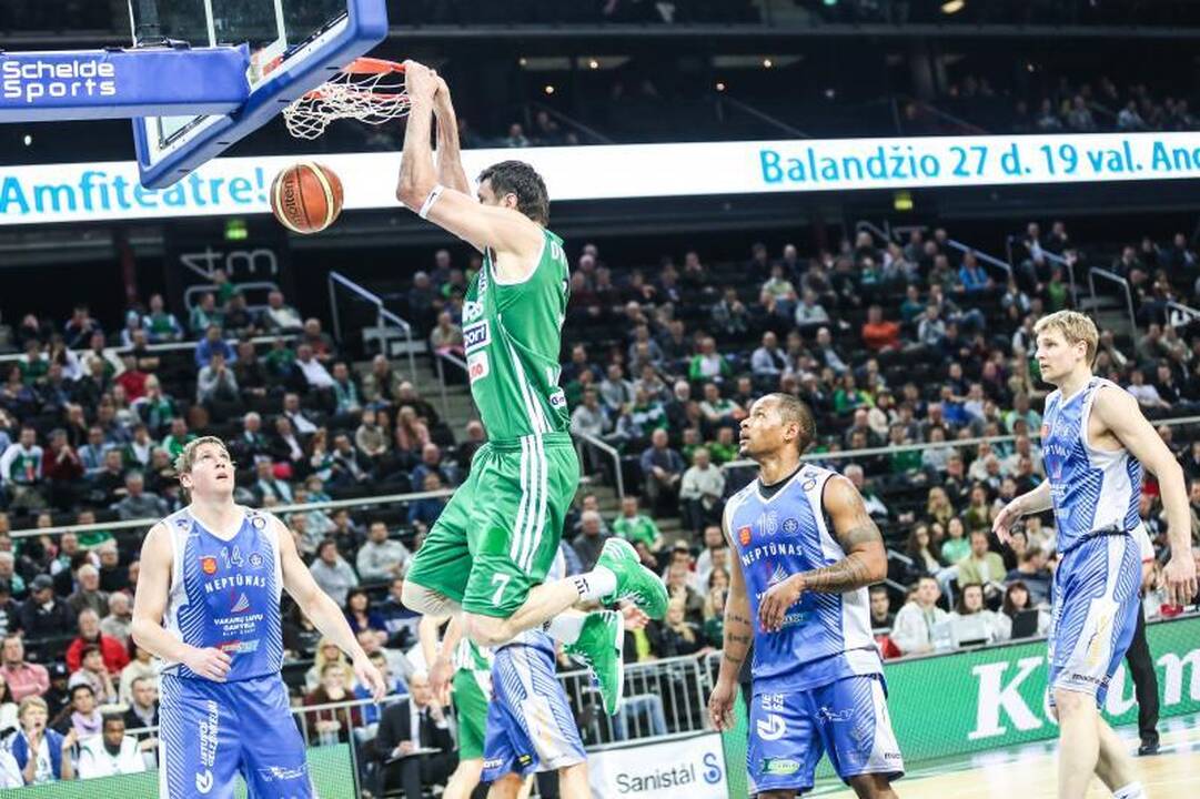 „Žalgiris“ smogė „Neptūnui“ ir yra per žingsnį nuo finalo (komentarai)