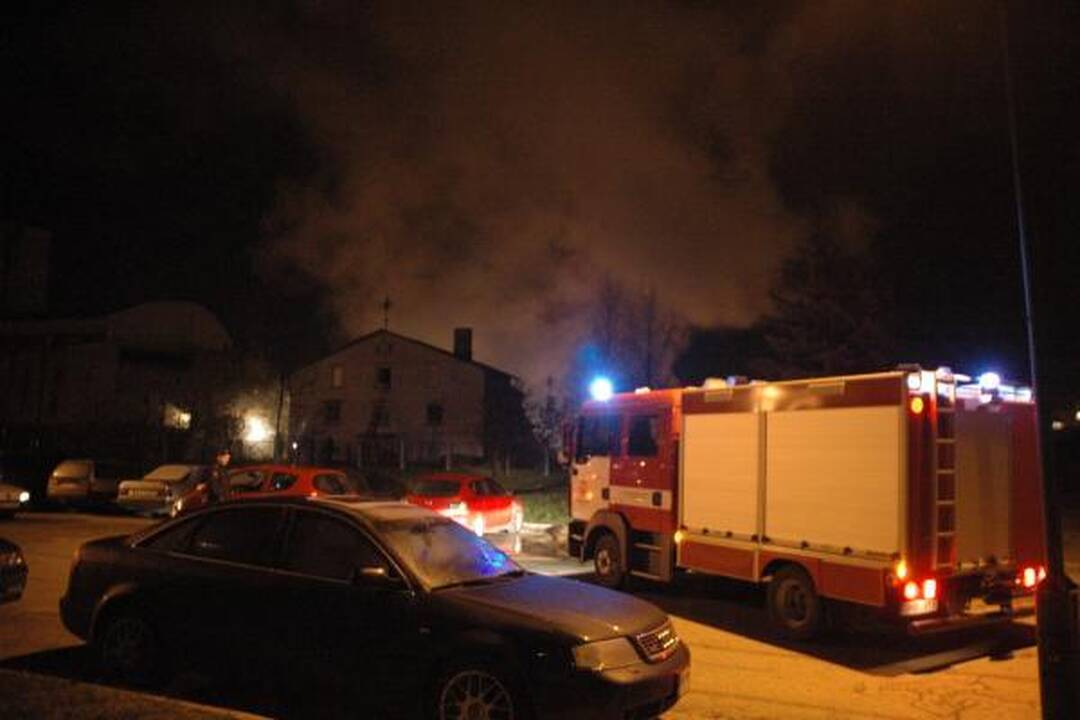 Klaipėdoje sudegė bažnyčia