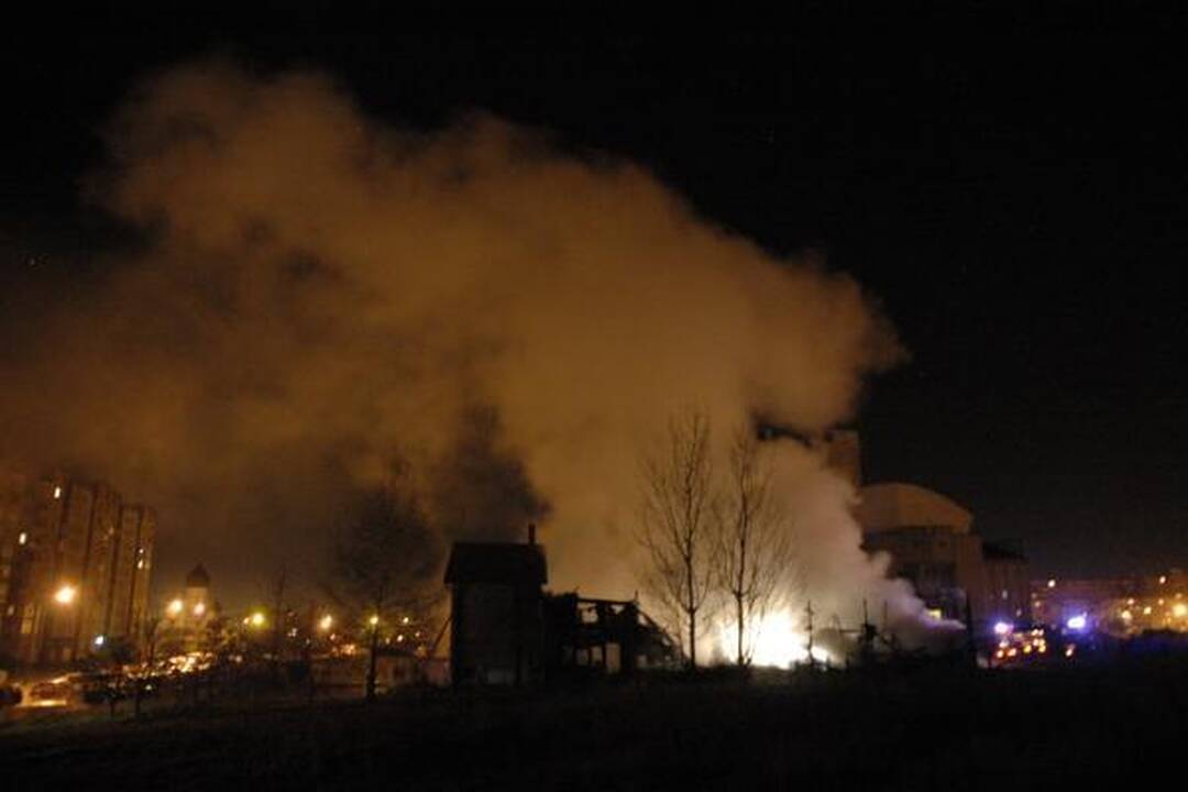 Klaipėdoje sudegė bažnyčia