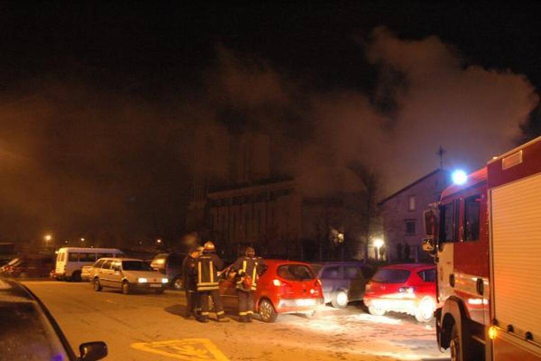 Klaipėdoje sudegė bažnyčia