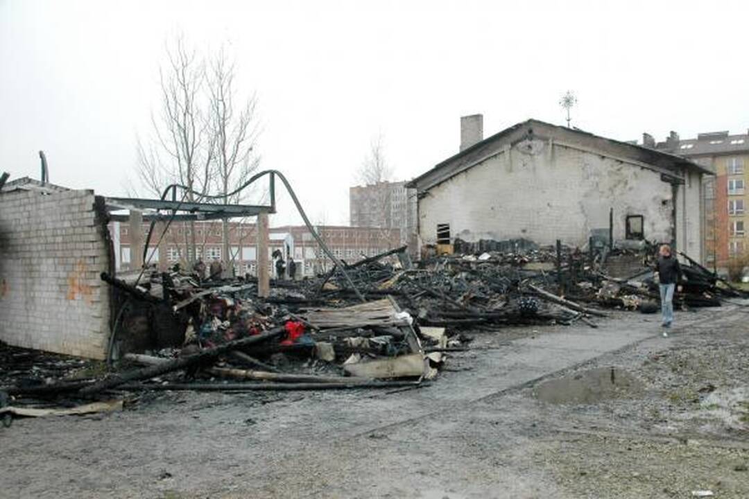 Klaipėdoje sudegė bažnyčia