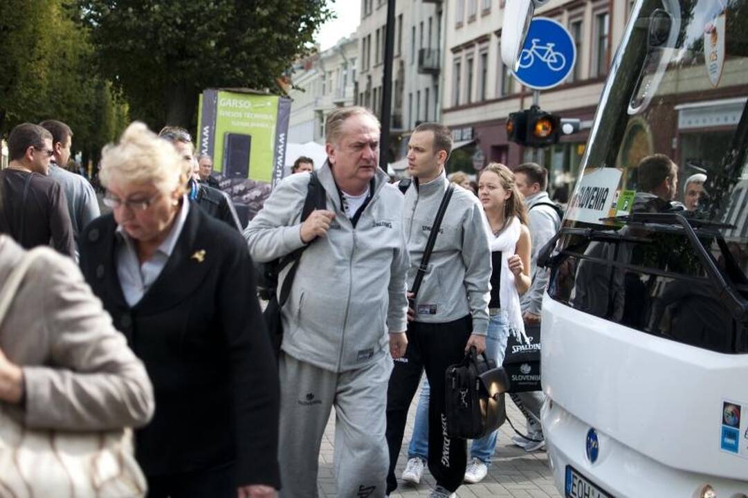 Slovėnijos ir Rusijos rinktinės – jau Kaune