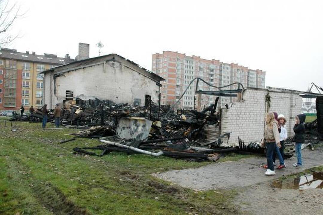 Klaipėdoje sudegė bažnyčia