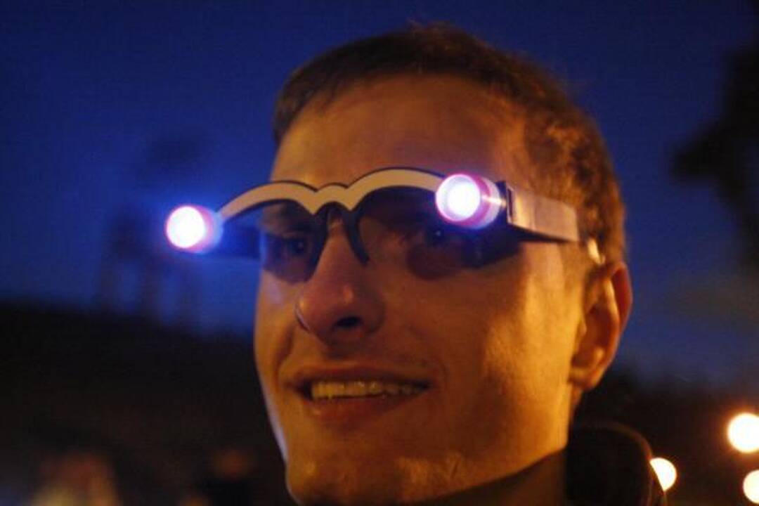 Dviratininkų tamsa neišgąsdino