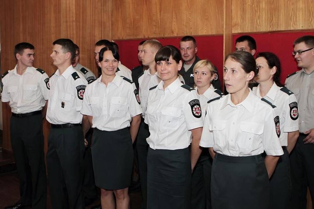 Klaipėdos apskrities komisariate – nauji policininkai