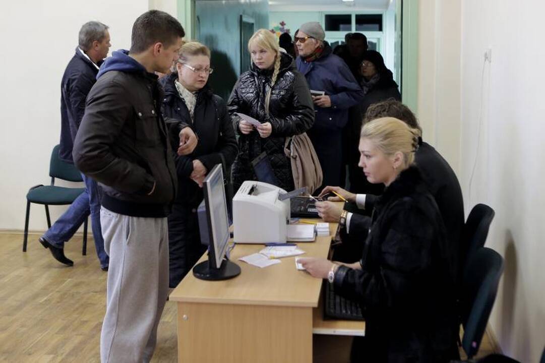 Klaipėdoje teko tramdyti rinkimų apylinkėje triukšmą kėlusį rinkėją