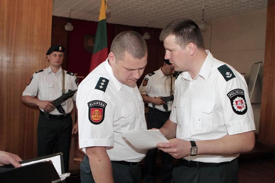 Klaipėdos apskrities komisariate – nauji policininkai