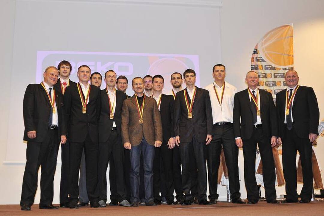 Ant žalgiriečių rankų – spindintys LKL čempionų žiedai