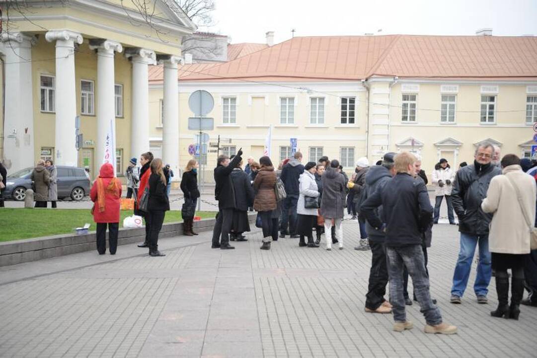 Vilniuje paminėtas Garliavos įvykių pusmetis