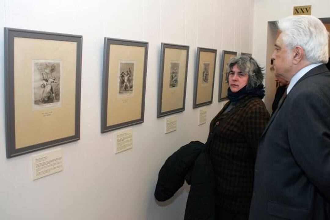 Ispanų genijus F.Goya Vilniuje atskleidžia tamsiąją žmogaus pusę