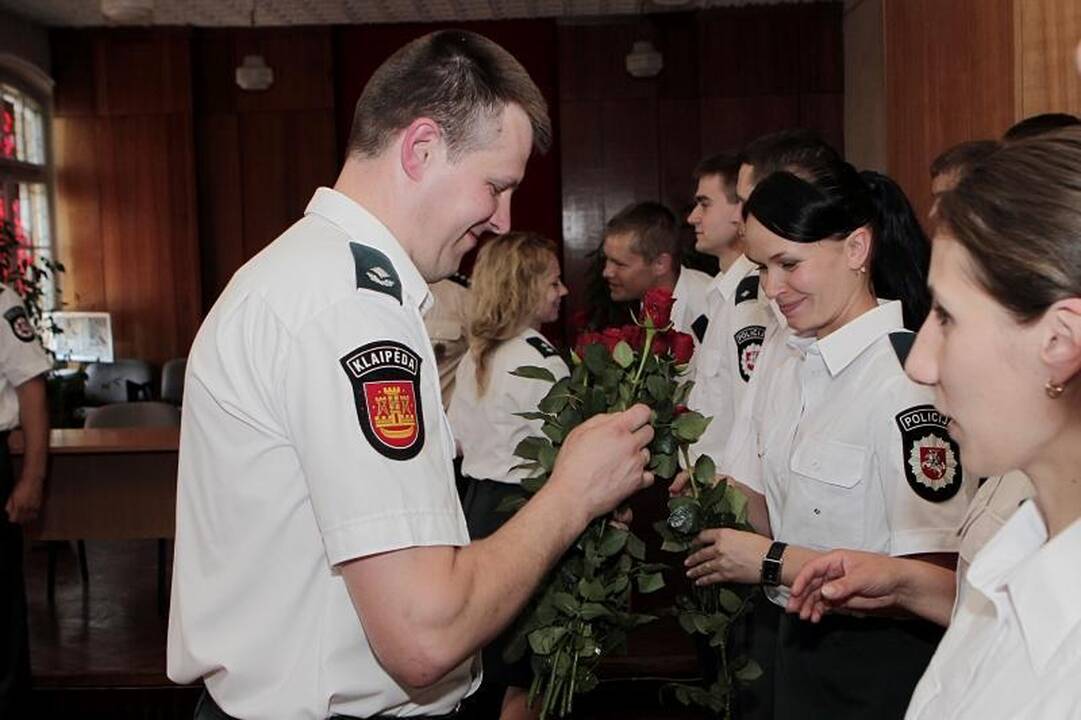 Klaipėdos apskrities komisariate – nauji policininkai