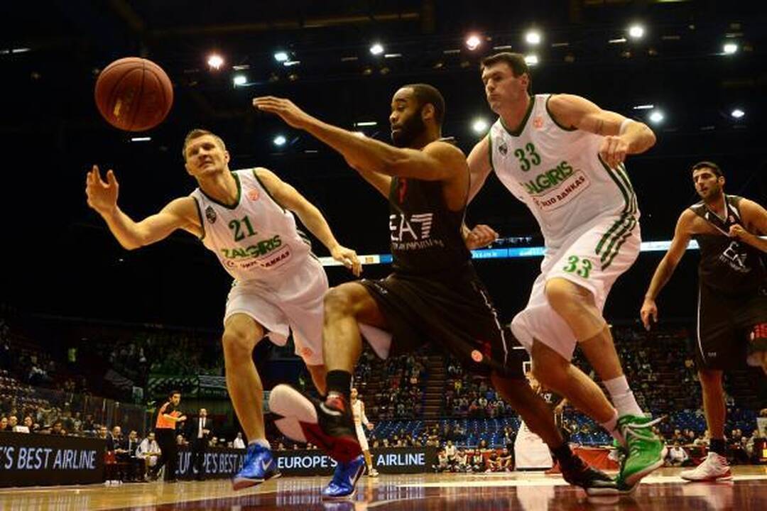 „Žalgiris“ vėl parklupdė Milano stileivas ir tapo lyderiu (komentaras)