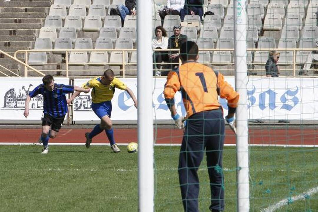 Pirmoji Klaipėdos "Atlanto" pergalė Lietuvos futbolo 1-osios lygos čempionate