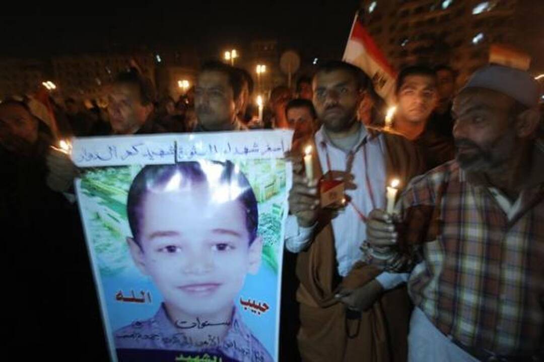 Egipto vyriausybės įspėjimai dėl griežtų priemonių nebaugina protestuotojų