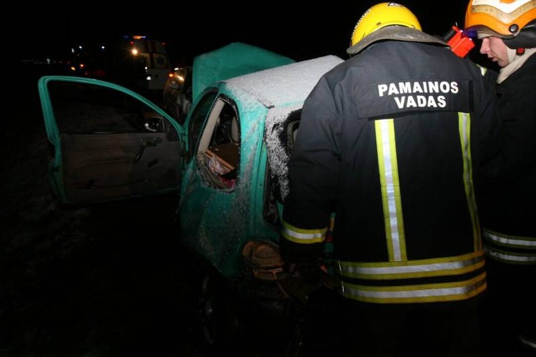 Per skaudžią avariją Vilniaus rajone žuvo moteris